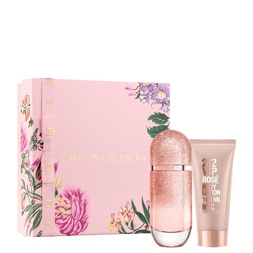 Kit Carolina Herrera 212 VIP Rosé Elixir - Eau de Parfum 80ml + Body Lotion 100ml