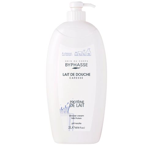 Byphasse Saonete Corporal Caresse Shower Cream Milk Protein 2000ml