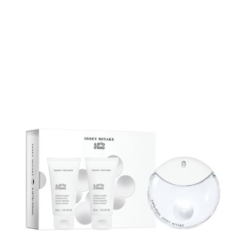 Kit Issey Miyake A Drop D’Issey Feminino Eau de Parfum 50ml + 2 Cremes para Mãos 50ml