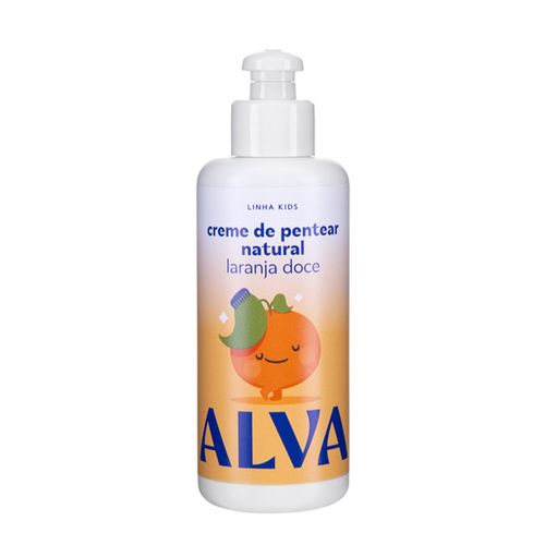 Alva Laranja Doce e Baunilha - Creme Para Pentear Infantil 160ml