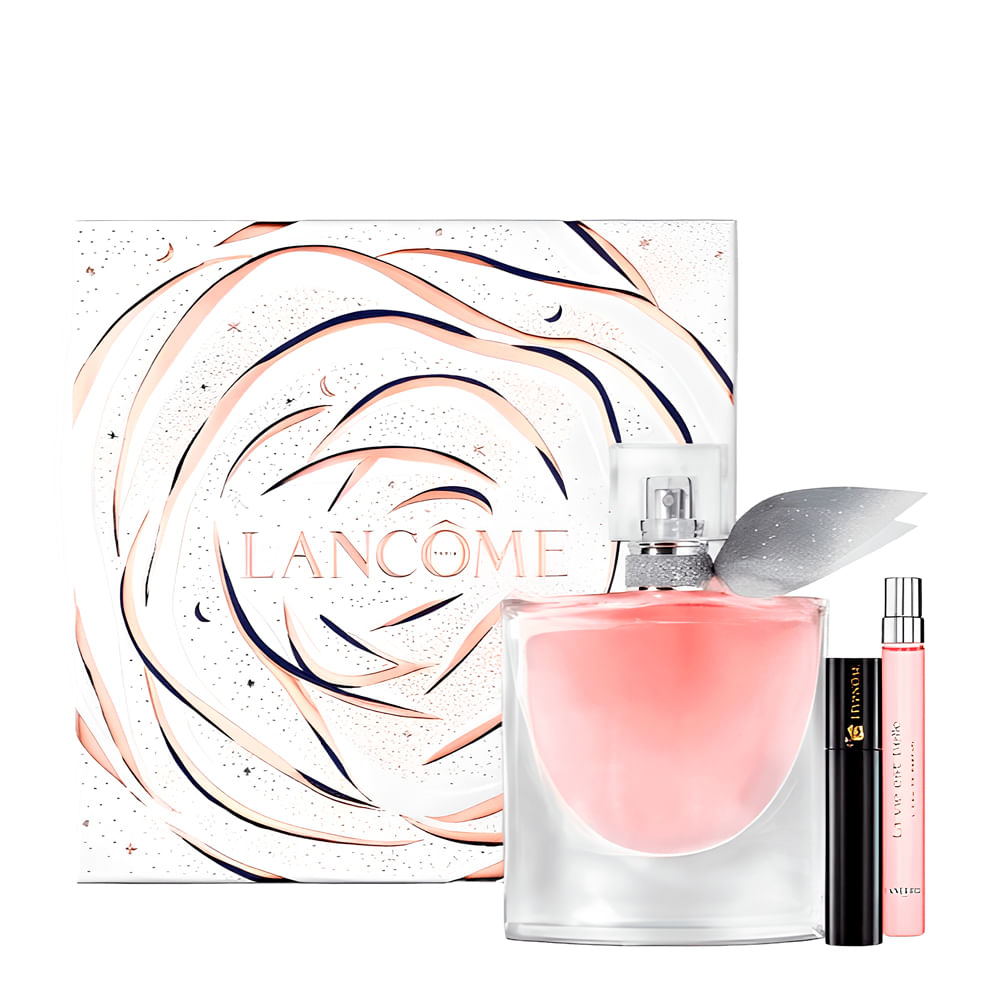 Kit Lancôme La Vie Est Belle - Eau de Parfum 50ml + MIniatura 10ml + Hipnôse Máscara de Cílios 2ml
