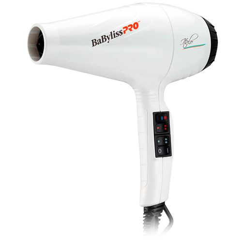 Babyliss Pro Italo Colors Branco 2000W - Secador de Cabelo 220V