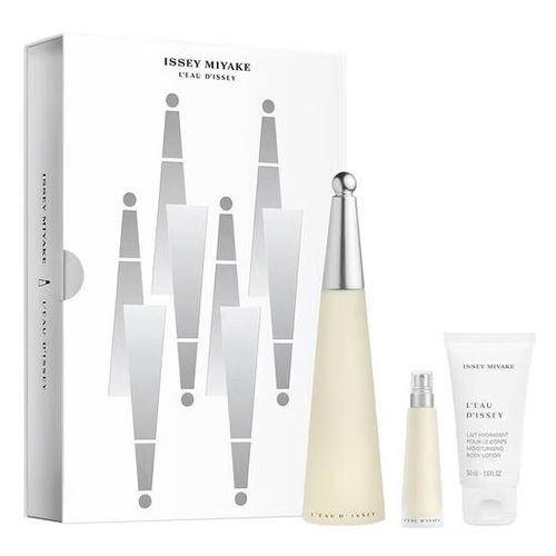 Kit Issey Miyake L'eau D'Issey Feminino - Eau de Toilette 100ml + Body Lotion 50ml + Travel Size 10ml