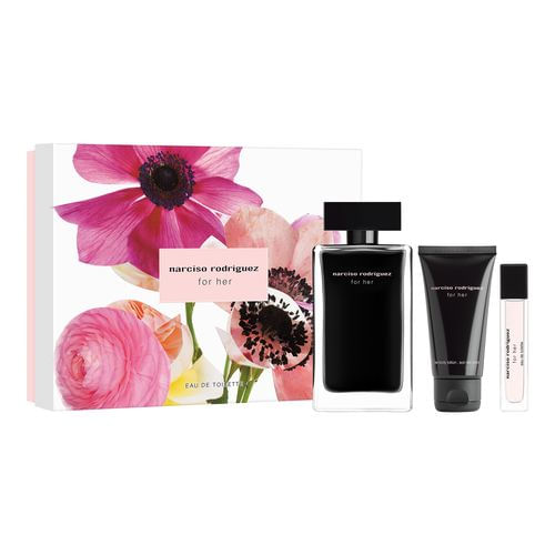Kit Narciso Rodriguez For Her - Eau de Toilette 100ml + Body Lotion 50ml + Travel Size 10ml