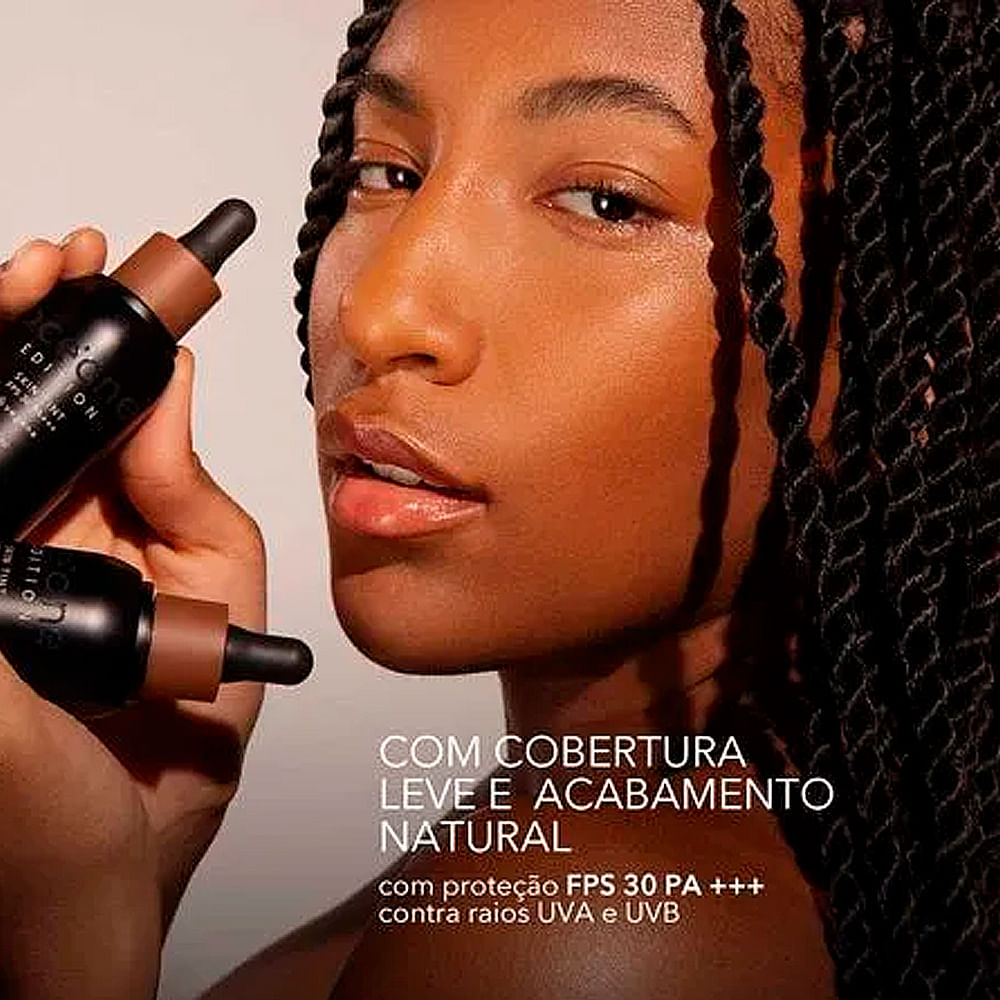 Océane Skin Tint 420t - Base Fluida 30ml - Kassio Perfumaria