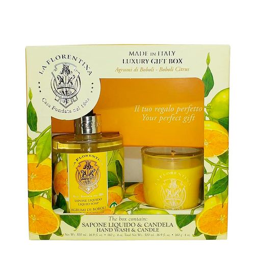Kit La Florentina Bell Relax Citrus - Gel de Banho 200ml + Sabonete 106g + Creme P/ Mãos 75ml