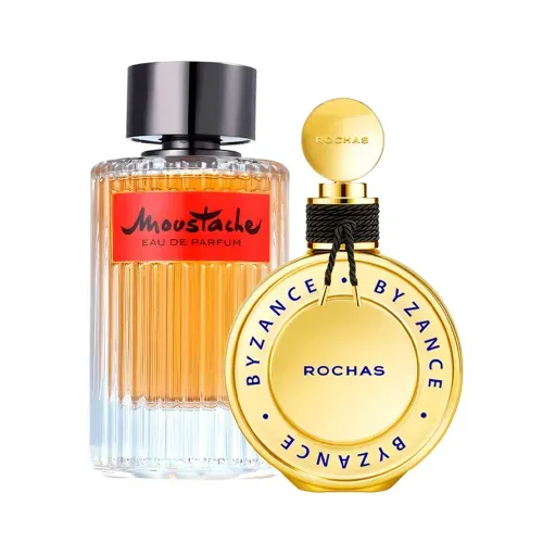 Kit Rochas Moustache Edp 75ml + Rochas Byzance Gold Edp 90ml