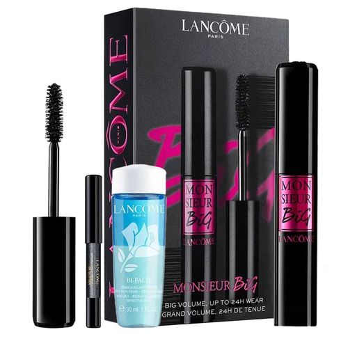 Kit Lancôme Monsieur Big - Demaquilante + Máscara de Cílios + Mini Lápis
