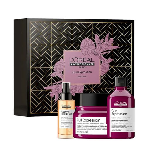 Kit L'Oréal Professionnel Curl Expression Shampoo + Máscara + Leave-in