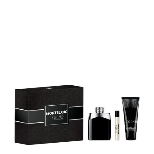 Kit Montblanc Legend Masculino - EDT 100ml + Shower Gel 100ml + Miniatura 7,5ml