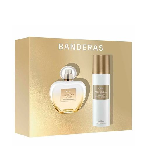 Kit Banderas Her Golden Secret Feminino - Edt 80ml + Desodorante Spray 150ml
