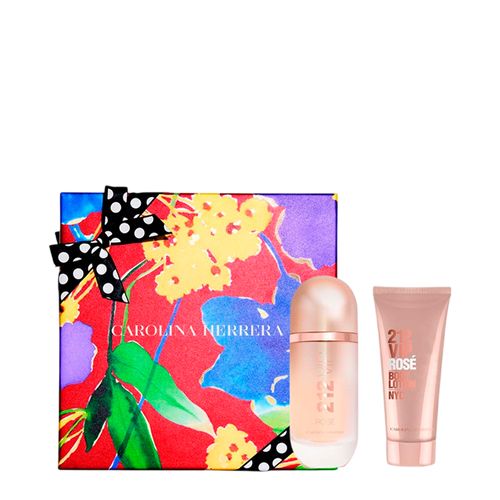 Carolina Herrera Kit 212 VIP Rosé Eau de Parfum - Perfume Feminino 80ml + Body Lotion 100ml