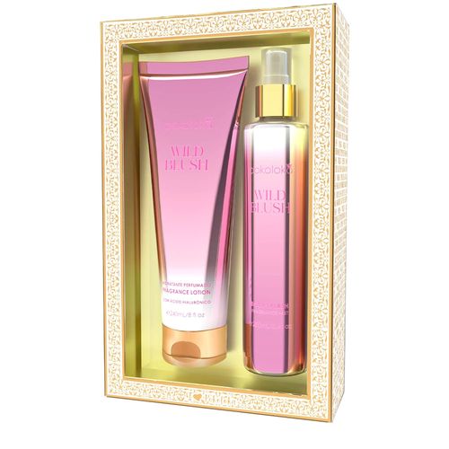 Kit Pokoloka Wild Blush Loção - Body Splash 250ml + Body Lotion 240ml