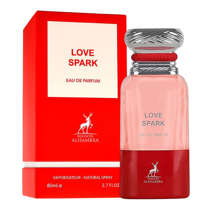 Perfume Unissex Maison Alhambra Love Spark Eau de Parfum 80ml