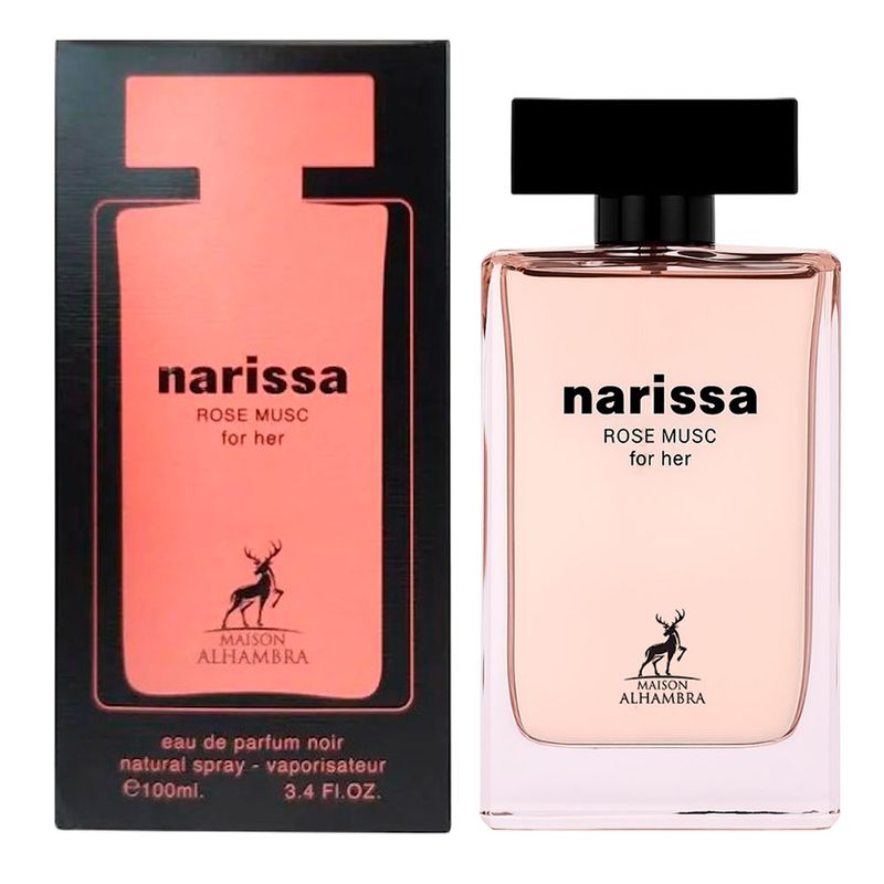 Perfume Feminino Maison Alhambra Narissa Rose Musc Eau de Parfum 100ml