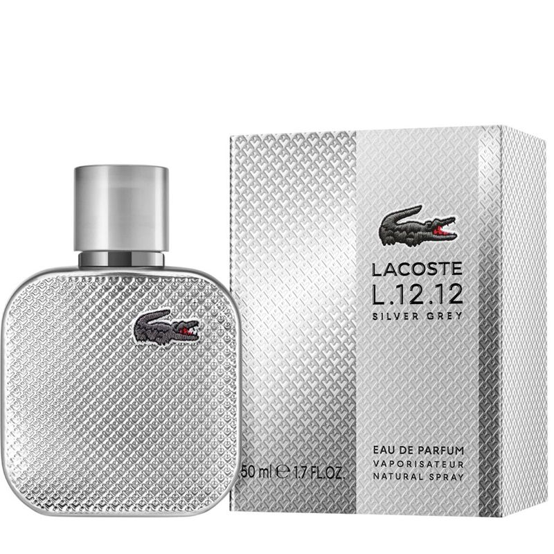 Perfume Masculino Lacoste L.12.12 Silver Grey Eau de Parfum 50ml