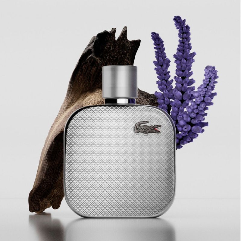 Perfume Masculino Lacoste L.12.12 Silver Grey Eau de Parfum 50ml