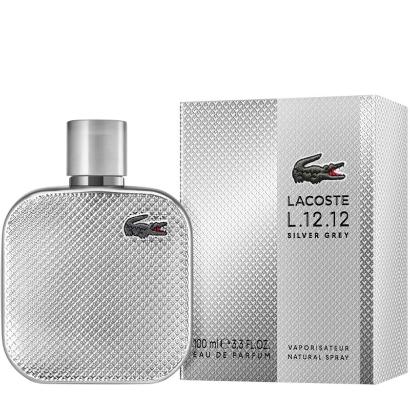 Perfume Masculino Lacoste L.12.12 Silver Grey Eau de Parfum 100ml