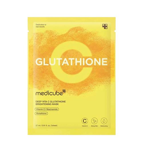 Medicube Deep Vita C Glutathione Brightening Mask - Máscara Facial