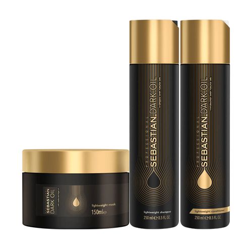 Kit Sebastian Dark Oil - Mascara+Shampoo+Condicionador