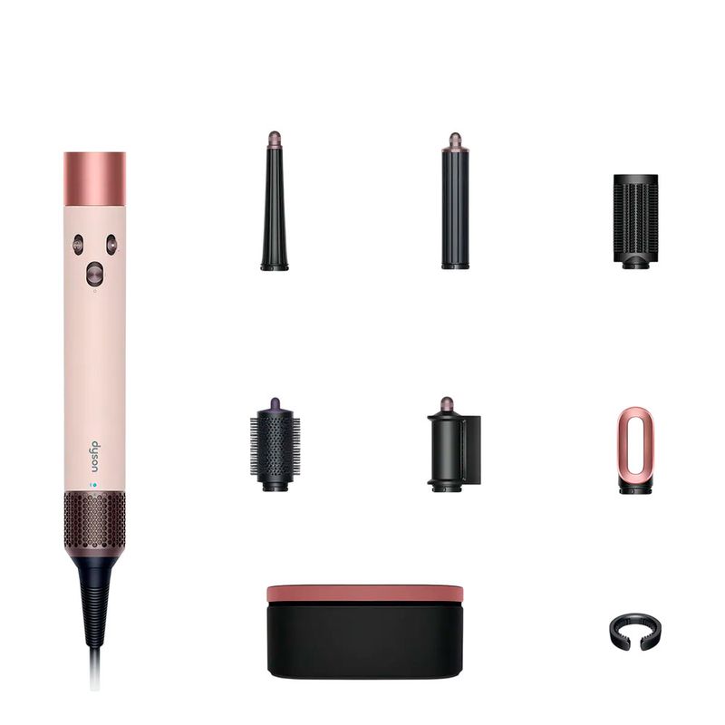 Modelador e Secador Dyson Airwrap i.d. Straight+Wavy Rosa/Dourado 220v