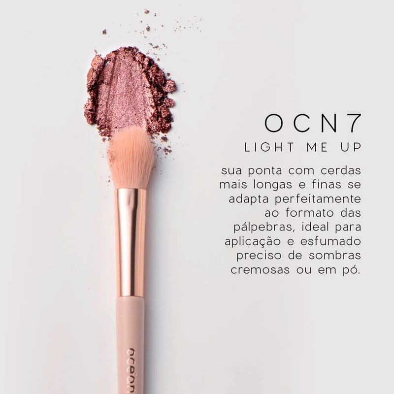 5 Pincéis Coral Kit Océane Mini Brush
