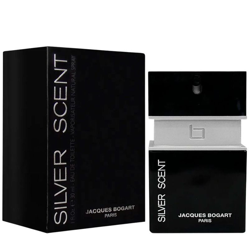 Perfume Masculino Jacques Bogart Silver Scent Eau de Toilette 30ml