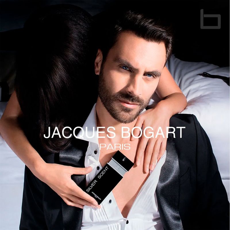 Perfume Masculino Jacques Bogart Silver Scent Eau de Toilette 30ml