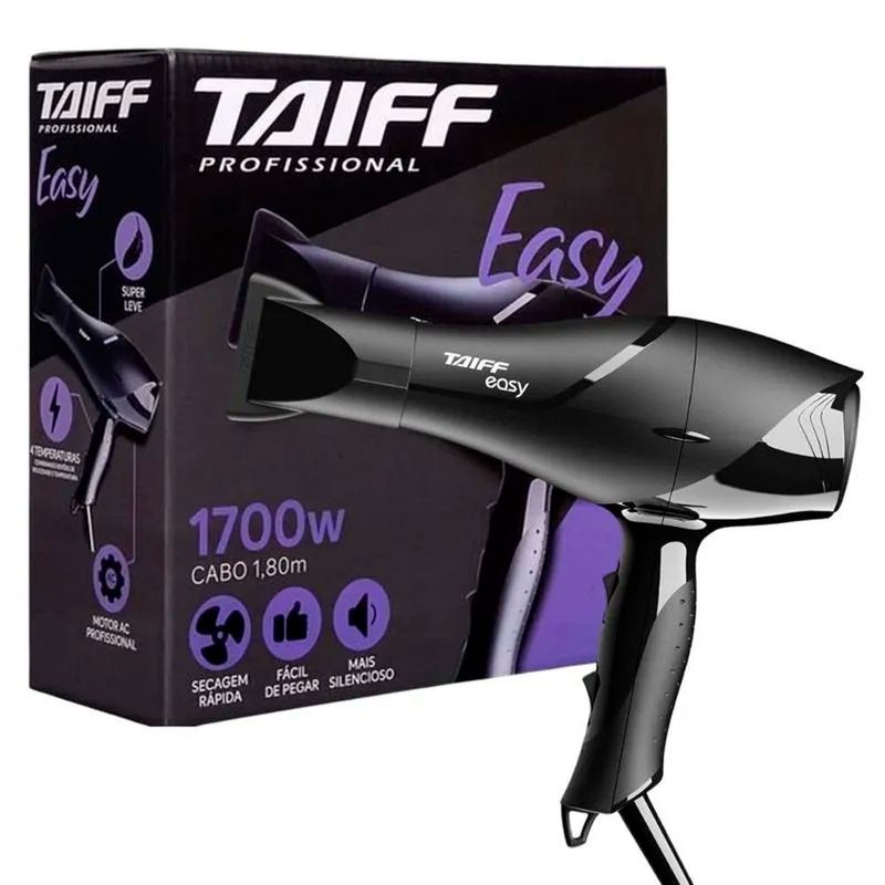 Secador de Cabelo Taiff Profissional Easy 1700W 220v