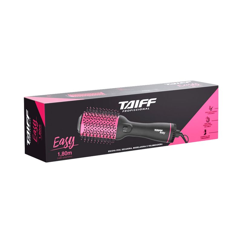 Escova Secadora Taiff Profissional Easy Pink 127v