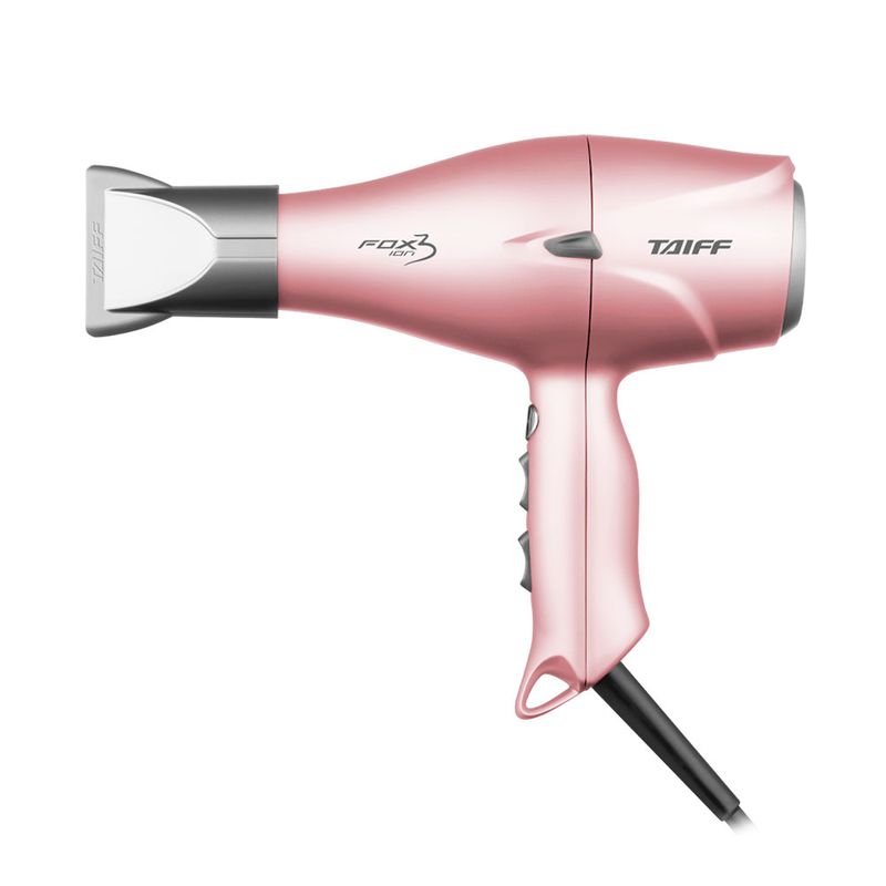 Secador de Cabelo Taiff Profissional Fox 3 2200W Soft Rose 220v