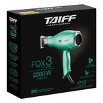 Secador de Cabelo Taiff Profissional Fox 3 2200W Soft Green 127v