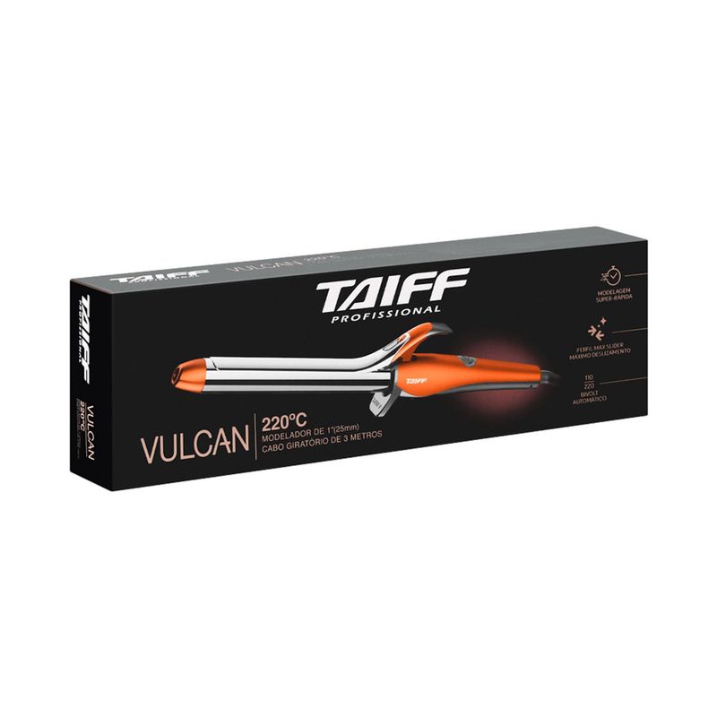 Modelador Taiff Profissional Vulcan 25mm Bivolt