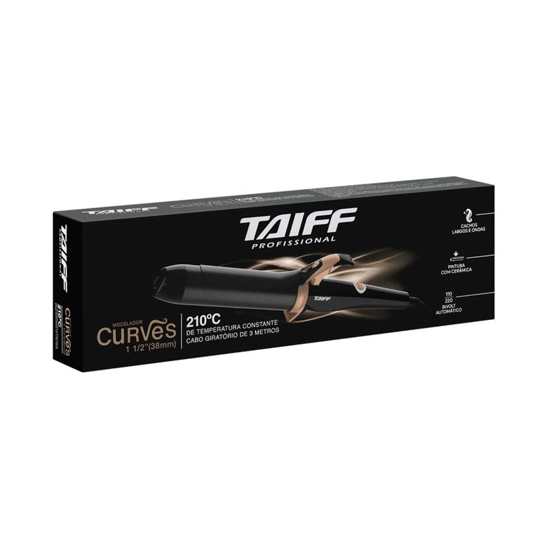 Modelador Taiff Profissional Curves 38mm 210°C Bivolt