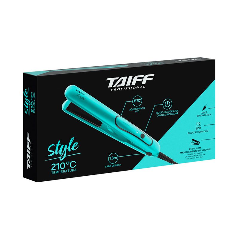 Chapinha Taiff Profissional Style Azul 210°C Bivolt