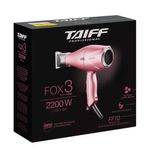 Secador de Cabelo Taiff Profissional Fox 3 2200W Soft Rose 127v