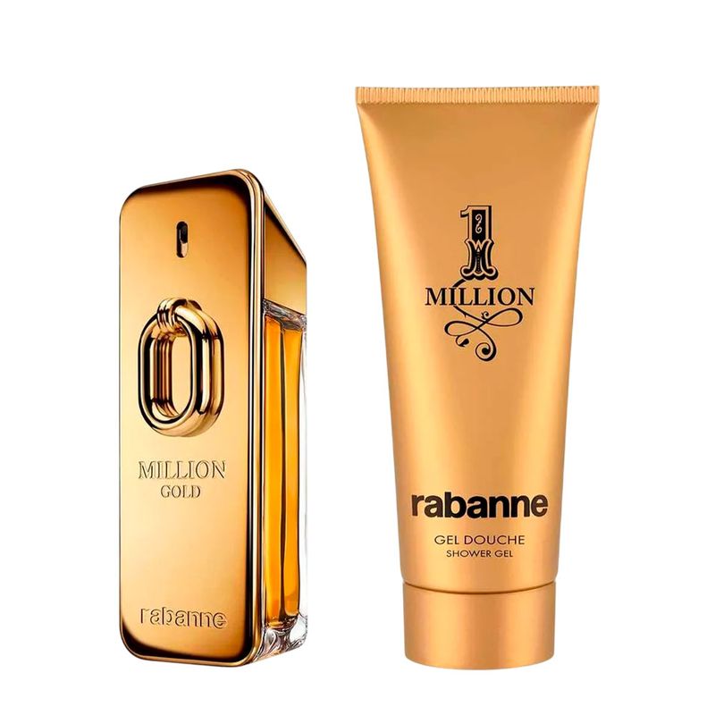 Kit Rabanne Million Gold - Eau de Parfum Intense 100ml + Shower Gel 100ml