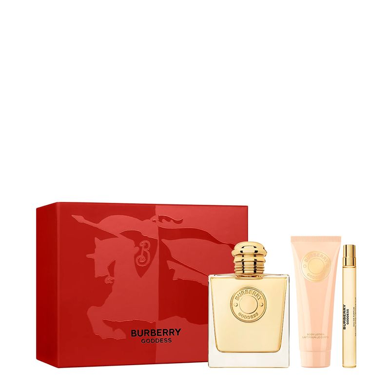 Kit Burberry Goddess Feminino - EDP 100ml + 10ml + BL 75ml