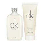 Kit Calvin Klein CK One Unissex - EDT 200ml + Body Lotion 200ml
