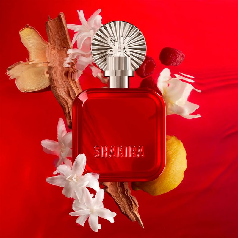 Kit Shakira Rojo Feminino - Eau de Parfum 80ml + Body Lotion 75ml