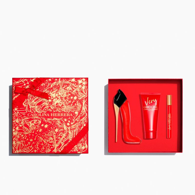 Kit Carolina Herrera Very Good Girl Feminino - Eau de Parfum 80ml + 10ml + Body Lotion 100ml