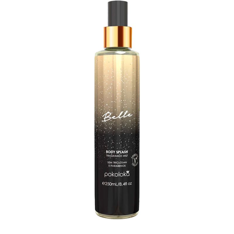 Kit Pokoloka Belle Feminino - Body Splash 240ml + Hidratante Corporal 240ml