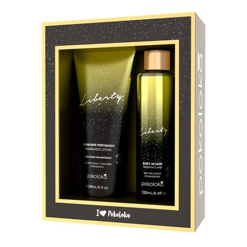 Kit Pokoloka Liberty Feminino - Body Splash 250ml + Hidratante Corporal 240ml