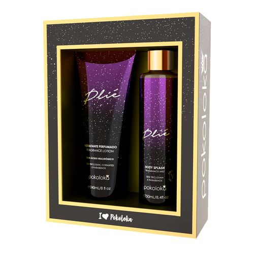 Kit Pokoloka Plié Feminino - Body Splash 250ml + Hidratante Corporal 240ml