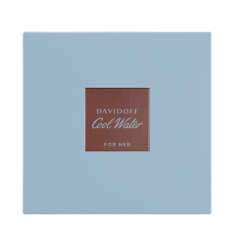Kit Davidoff Cool Water Feminino - Eau de Toilette 100ml + 15ml + Body Lotion 75ml