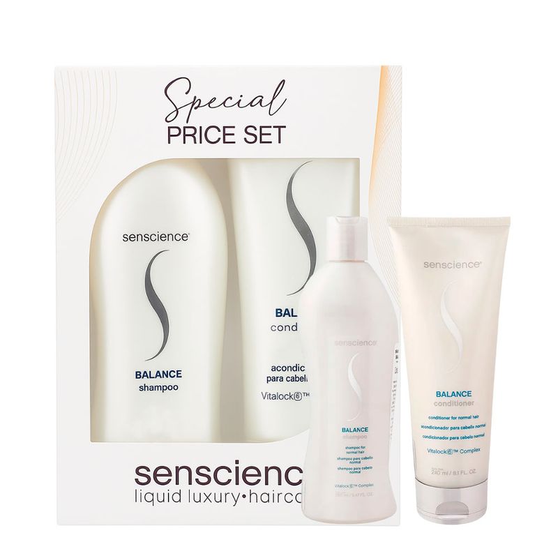 Kit Senscience Balance - Shampoo 280ml + Condicionador 240ml