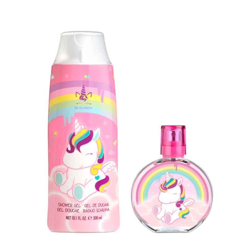 Kit Eau My Unicorn Feminino - Eau de Toilette 50ml + Shower Gel 300ml + Mochila