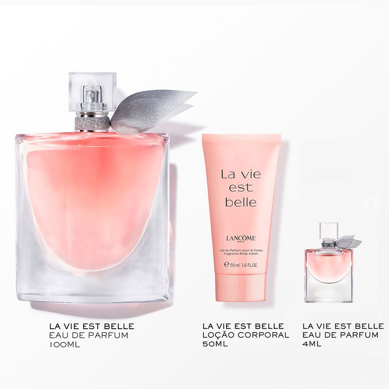 Kit Lancôme La Vie Est Belle Feminino - Eau de Parfum 100ml + 4ml + Body Lotion 50ml