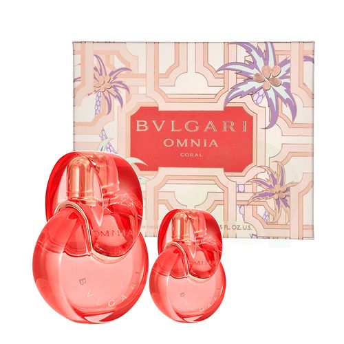 Kit Bvlgari Omnia Coral For Her - Edt 100ml + Miniatura 15ml