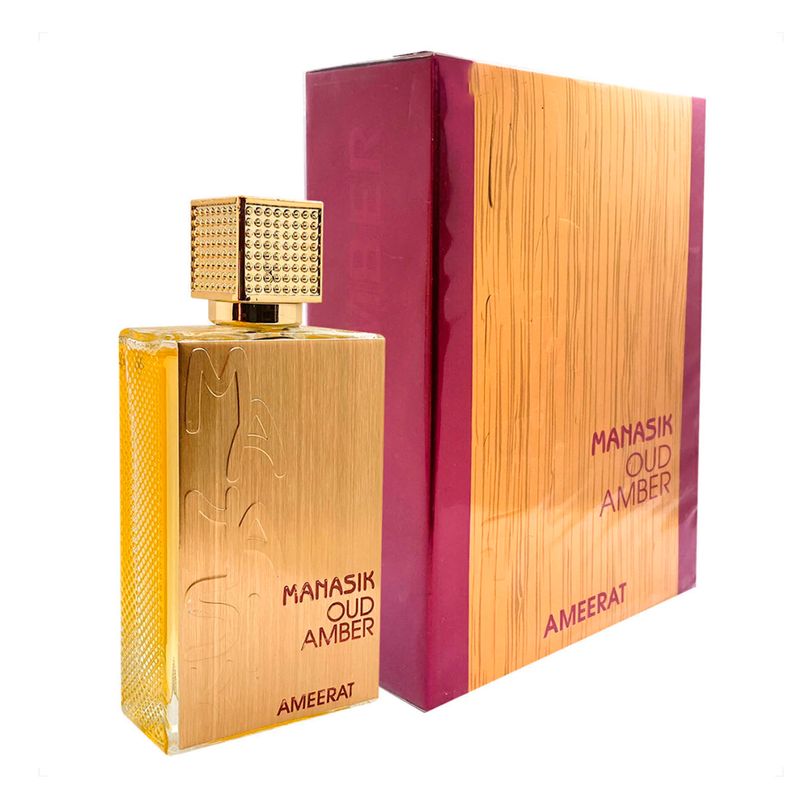 Perfume Unissex Manasik Oud Amber Ameerat Eau de Parfum